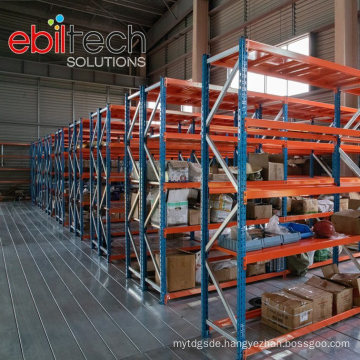 Ss400 Steel Platform Retail Attic Durable Floor Storage Rack System